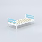 Кровать «Савушка»-01, 1-ярусная, цвет голубой, 90х200 - Фото 4