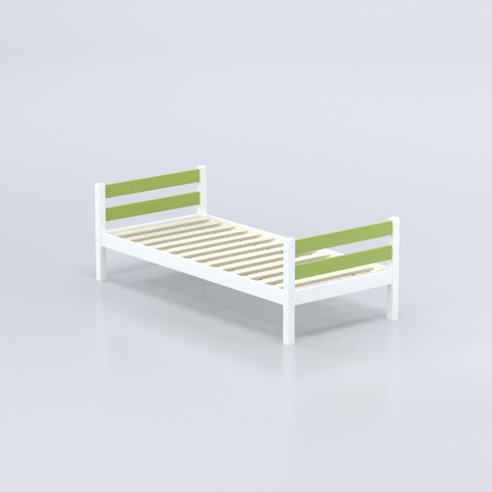 Кровать «Савушка»-01, 1-ярусная, цвет зелёный, 90х200 - фото 1909310856