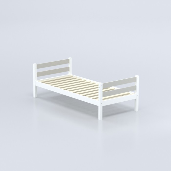 Кровать «Савушка»-01, 1-ярусная, цвет серый, 90х200 - фото 1909310862