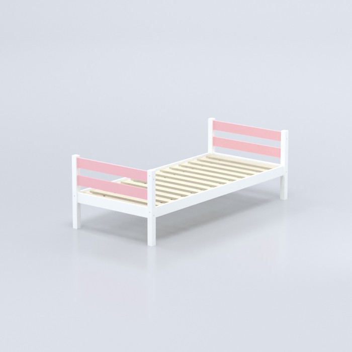 Кровать «Савушка»-01, 1-ярусная, цвет розовый, 90х200 - фото 1909310873