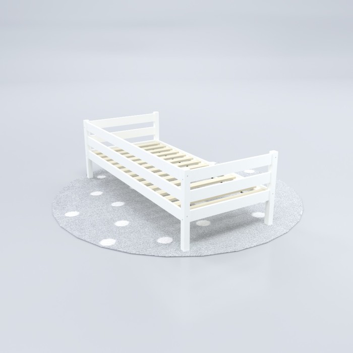 Кровать «Савушка»-02, 1-ярусная, цвет белый, 90х200 - фото 1928299518