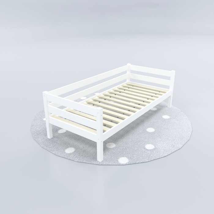 Кровать «Савушка»-02, 1-ярусная, цвет белый, 90х200 - фото 1909310893