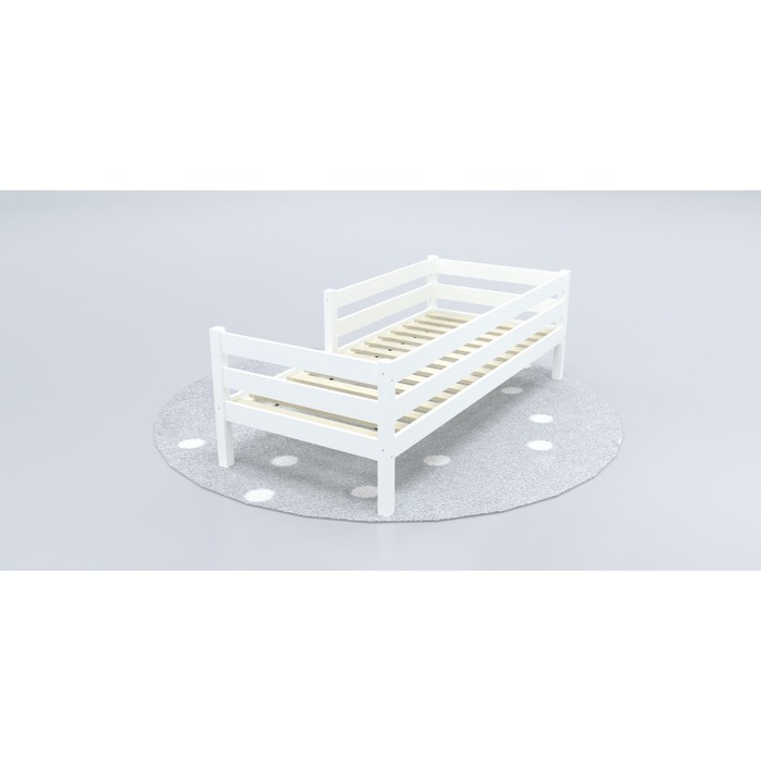 Кровать «Савушка»-03, 1-ярусная, цвет белый, 90х200 - фото 1907848521