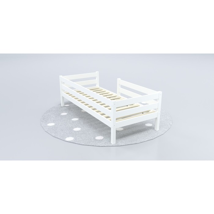 Кровать «Савушка»-03, 1-ярусная, цвет белый, 90х200 - фото 1907848522