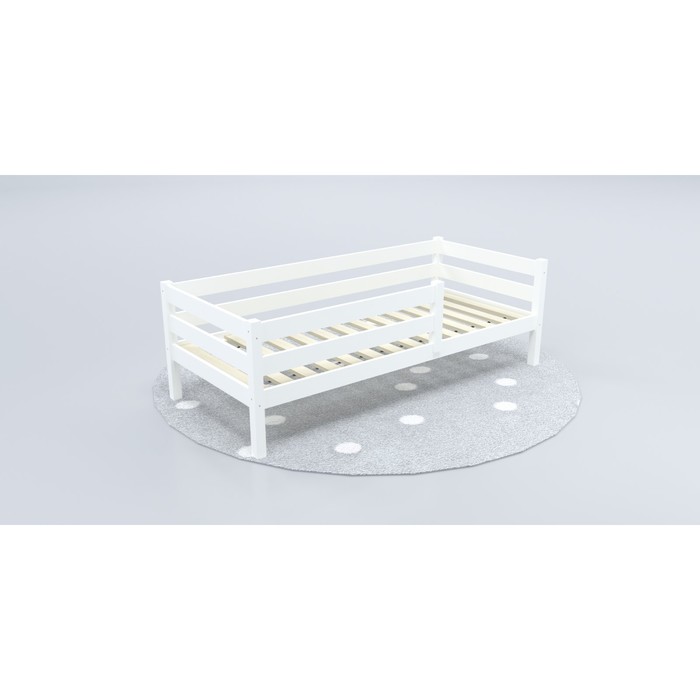 Кровать «Савушка»-03, 1-ярусная, цвет белый, 90х200 - фото 1907848523