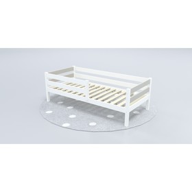 Кровать «Савушка»-03, 1-ярусная, цвет серый, 90х200