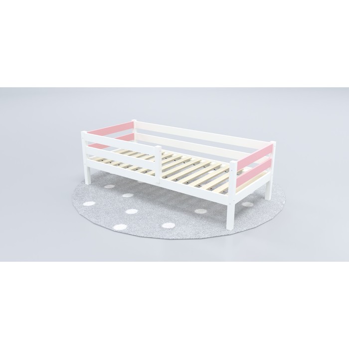 Кровать «Савушка»-03, 1-ярусная, цвет розовый, 90х200