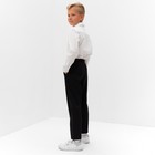 Брюки для мальчика MINAKU: School Collection, цвет чёрный, рост 134 см - Фото 3