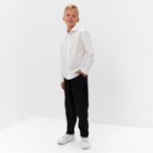 Брюки для мальчика MINAKU: School Collection, цвет чёрный, рост 140 см - Фото 5