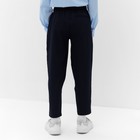 Брюки для мальчика MINAKU: School Collection, тёмно-синие, рост 128 см 9905429