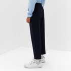 Брюки для мальчика MINAKU: School Collection, цвет тёмно-синий, рост 134 см - фото 806526716