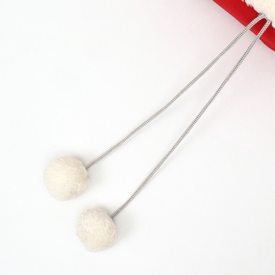 Лежанка «Снежок», 56×46×13 см, красная