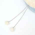 Лежанка «Снежок», 56×46×13 см, синяя - Фото 4