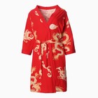 Комплект женский (халат/сорочка), цвет красный, размер 44 - Фото 8
