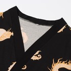 Комплект женский (халат/топ/брюки), цвет чёрный, размер 44 - Фото 11