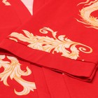 Комплект женский (халат/топ/брюки), цвет красный, размер 44 - Фото 11