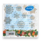 Новогодние салфетки бумажные Лилия «Еловое украшение», 2 слоя, 33х33 см, 20 шт - Фото 4