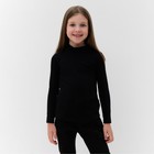 Джемпер для девочки (Термо), цвет чёрный, рост 104-110 - фото 19022521