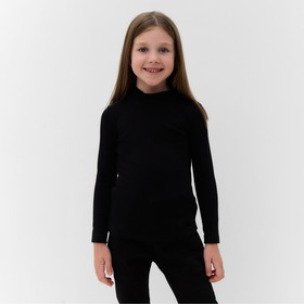 Джемпер для девочки (Термо), цвет чёрный, рост 104-110
