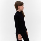 Джемпер для девочки (Термо), цвет чёрный, рост 104-110 - Фото 3