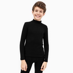 Джемпер для мальчика (Термо), цвет чёрный, рост 122-128