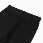 Леггинсы для девочки (Термо), цвет чёрный, рост 104-110 - Фото 3