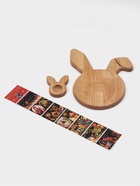 Пасхальный набор посуды Adelica, подставка для яйца, сервировочная доска, термонаклейки 7 шт., дерево берёза - Фото 2