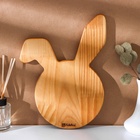 Пасхальный набор посуды Adelica, подставка для яйца, сервировочная доска, термонаклейки 7 шт., дерево берёза  (артикул 9507004)  большой выбор товаров оптом и в розницу по низким ценам с доставкой