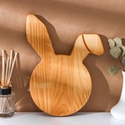 Пасхальный набор посуды Adelica, подставка для яйца, сервировочная доска, термонаклейки 7 шт., дерево берёза - Фото 17