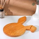 Пасхальный деревянный набор Adelica, подставка для яиц заяц 1 ячейка, сервировочная доска, термонаклейки 7 шт., берёза - Фото 4