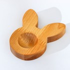 Пасхальный деревянный набор Adelica, подставка для яиц заяц 1 ячейка, сервировочная доска, термонаклейки 7 шт., берёза - Фото 8