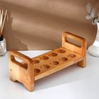 Подставка для яиц на ножках Adelica «Пасха», 10 ячеек, термонаклейки 7 шт., дерево берёза - Фото 7