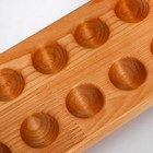 Подставка для яиц на ножках Adelica «Пасха», 10 ячеек, термонаклейки 7 шт., дерево берёза - Фото 8