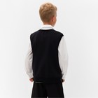 Жилетка для мальчика MINAKU: School Collection, цвет чёрный, рост 122 см - Фото 5