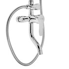 УЦЕНКА Душевая система ZEIN ZS-1, смеситель, тропическая и ручная лейка, латунь, хром - Фото 5