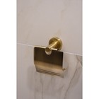 Держатель для туалетной бумаги с крышкой Штольц Stölz bacic, серия Bronze - фото 7492166