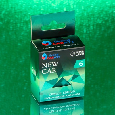 Ароматизатор подвесной Grand Caratt Crystal Edition, New Car, 7 мл
