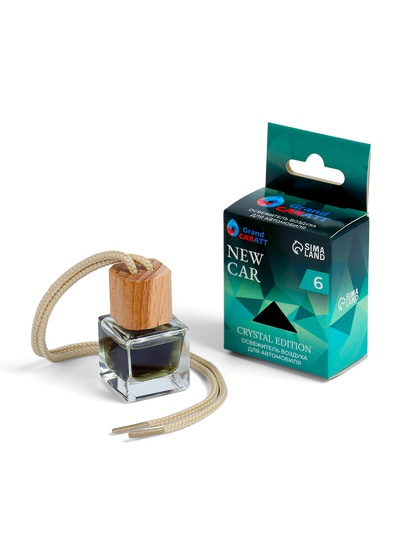 Ароматизатор подвесной Grand Caratt Crystal Edition, New Car, 6 мл