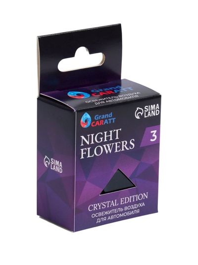 Ароматизатор подвесной Grand Caratt Crystal Edition, Night Flowers, 7 мл