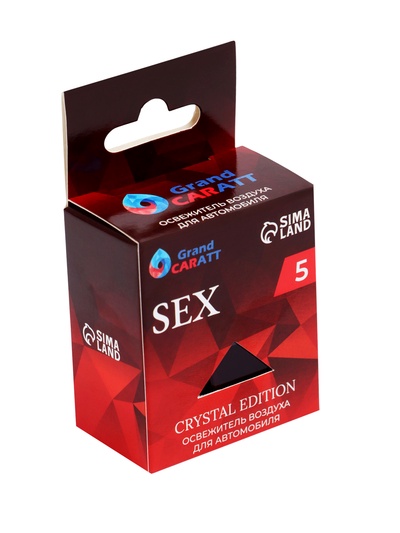 Ароматизатор подвесной Grand Caratt Crystal Edition, Sex, 6 мл