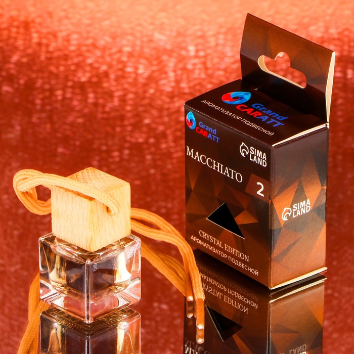 Ароматизатор подвесной Grand Caratt Crystal Edition, Macchiato, 7 мл - Фото 1