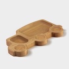 Менажница - тарелка деревянная Adelica «Грузовичок», 21×11×1,8 см, берёза - Фото 4