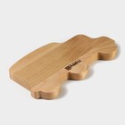 Менажница - тарелка деревянная Adelica «Грузовичок», 21×11×1,8 см, берёза - фото 4395366