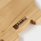 Тарелка деревянная Adelica «Бегемотик», 19,5×12,5×1,8 см, берёза - Фото 7