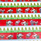 Бумага упаковочная новогодняя глянцевая «Зверята», 70×100 см - Фото 3