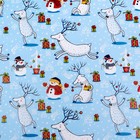 Бумага упаковочная новогодняя глянцевая «Морозный день!», 70×100 см - Фото 3