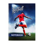 Колледж-тетрадь в твердой обложке 7БЦ, А4, 160 листов, Футболист, блок в клетку, глянцевая ламинация - Фото 1