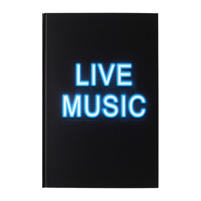 Колледж-тетрадь Calligrata TOP. LIVE MUSIC А4, 80 листов, в клетку, в твёрдой обложке 7БЦ, матовая ламинация, выборочный лак