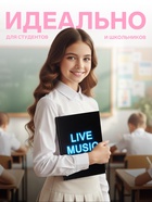 Колледж-тетрадь Calligrata TOP. LIVE MUSIC А4, 80 листов, в клетку, в твёрдой обложке 7БЦ, матовая ламинация, выборочный лак - Фото 3