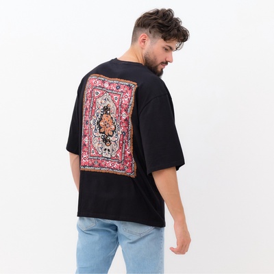 Футболка мужская KAFTAN Russian style, черный, р. 48